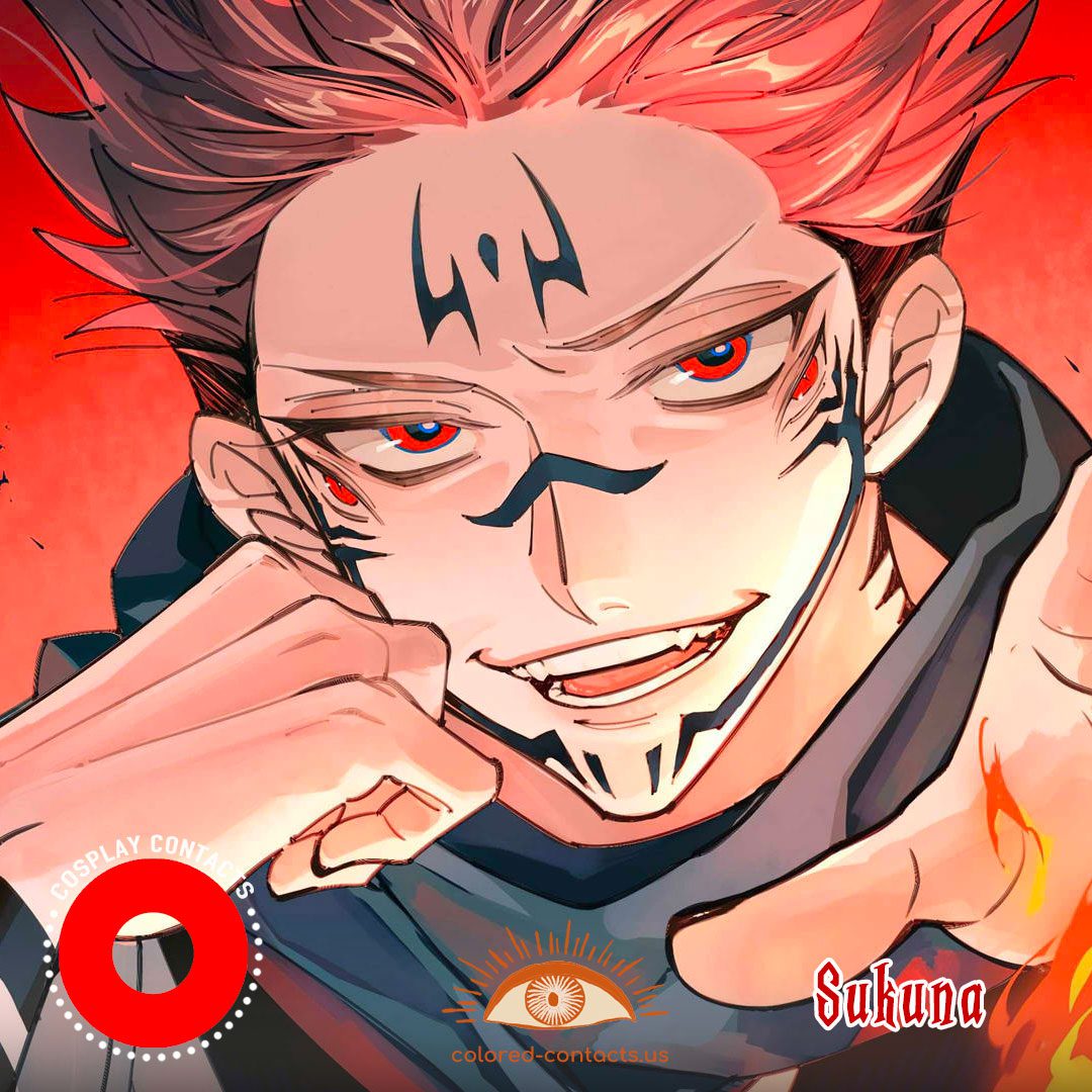 Sukuna Cosplay Contact Lenses - thumbnail 6