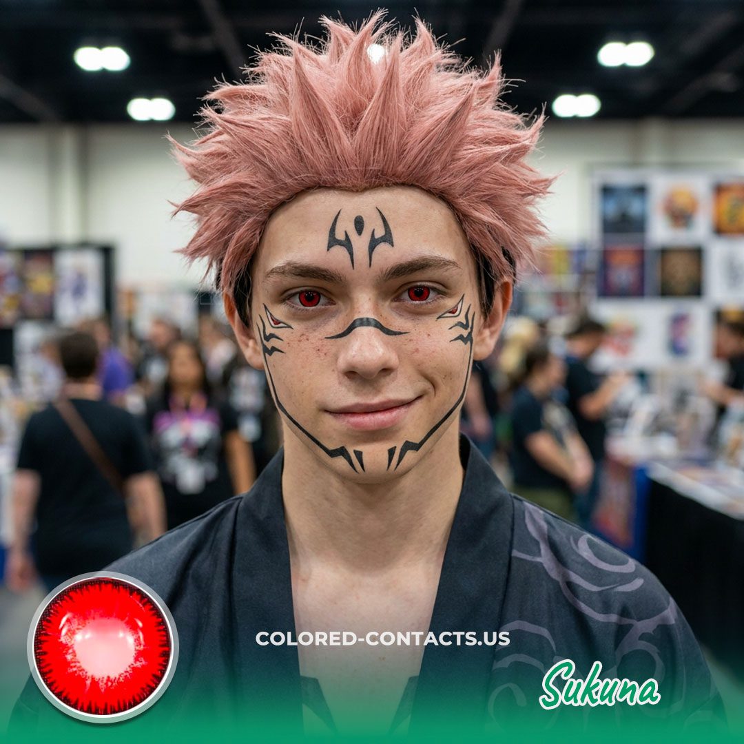 Sukuna Cosplay Contact Lenses - image 1