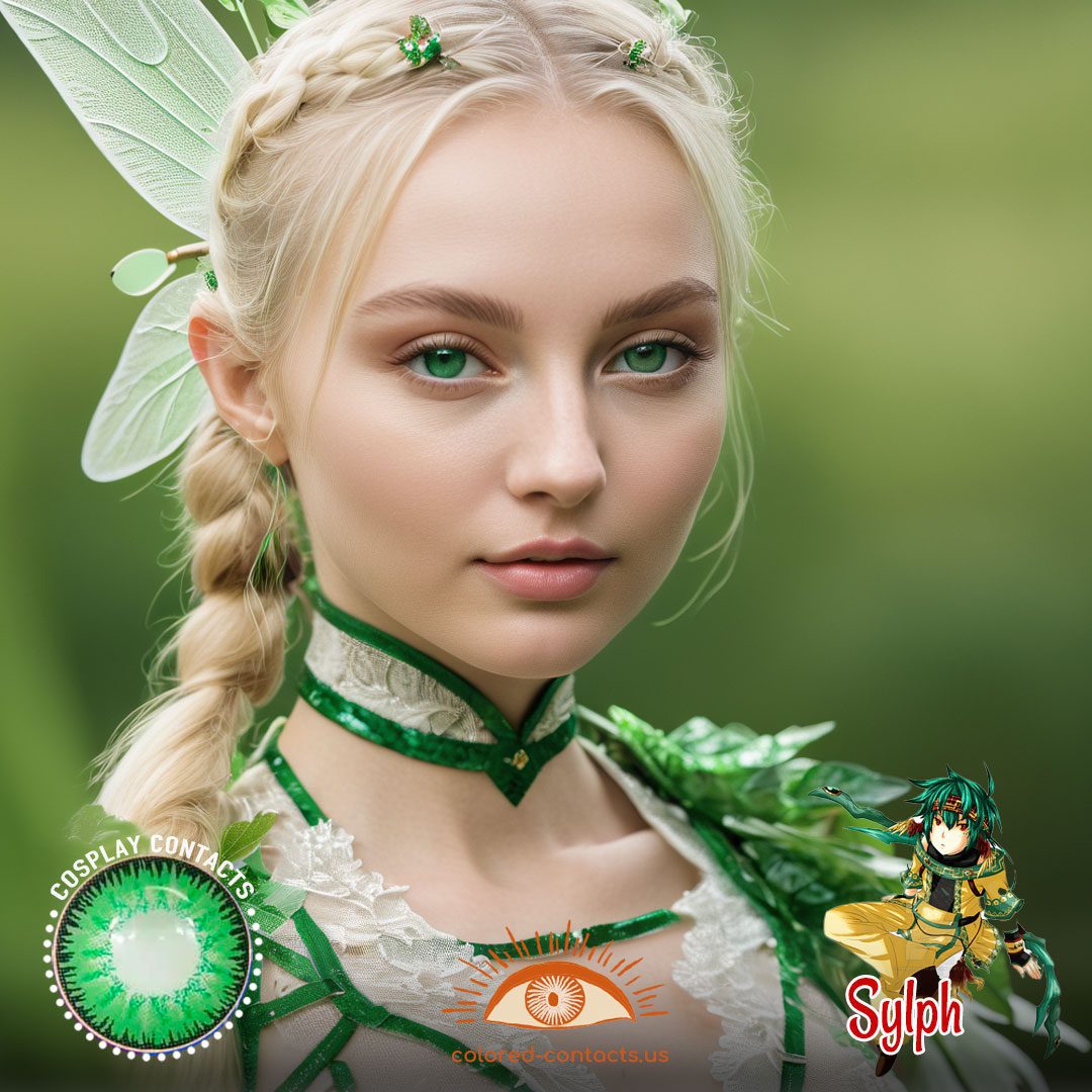 Sword Art Online: Sylph Cosplay Contact Lenses - image 1