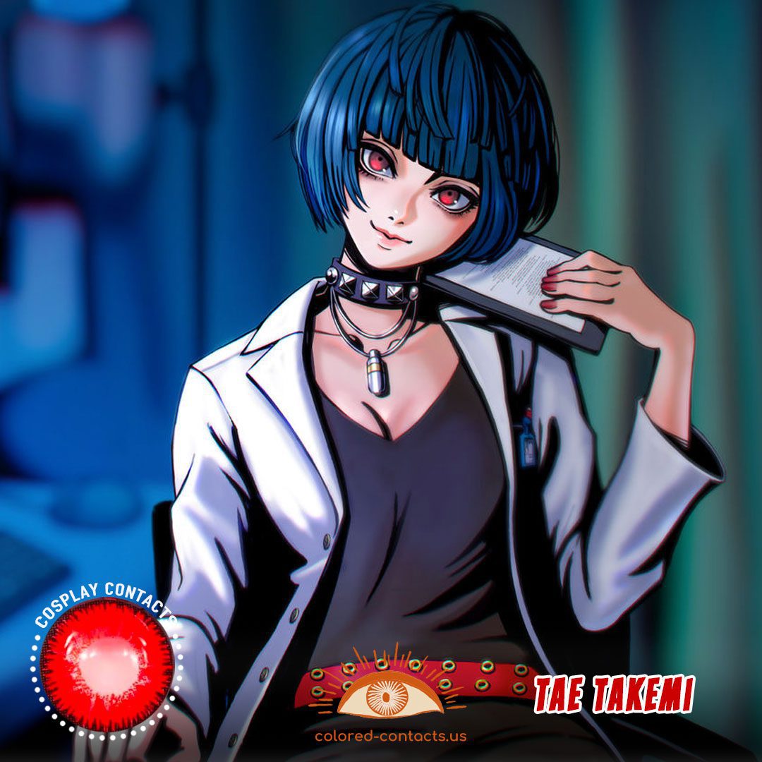 Persona 5 : Tae Takemi Cosplay Contact Lenses - image 1