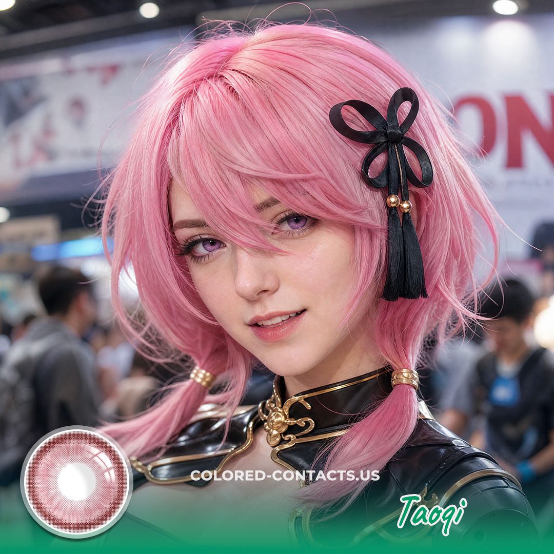 WuWa : Taoqi Cosplay Contact Lenses - image 1