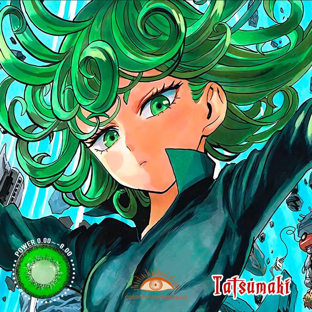 Tatsumaki Cosplay Contact Lenses - image 1