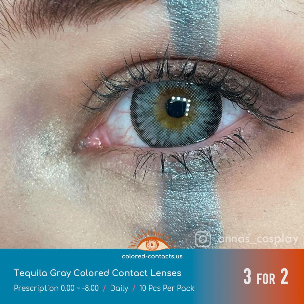 Tequila Gray Colored Contact Lenses - thumbnail 5