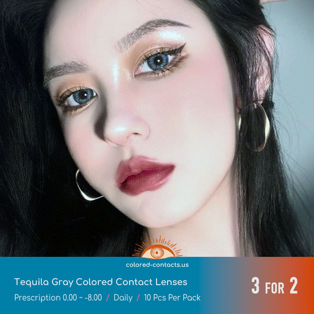 Tequila Gray Colored Contact Lenses - thumbnail 7