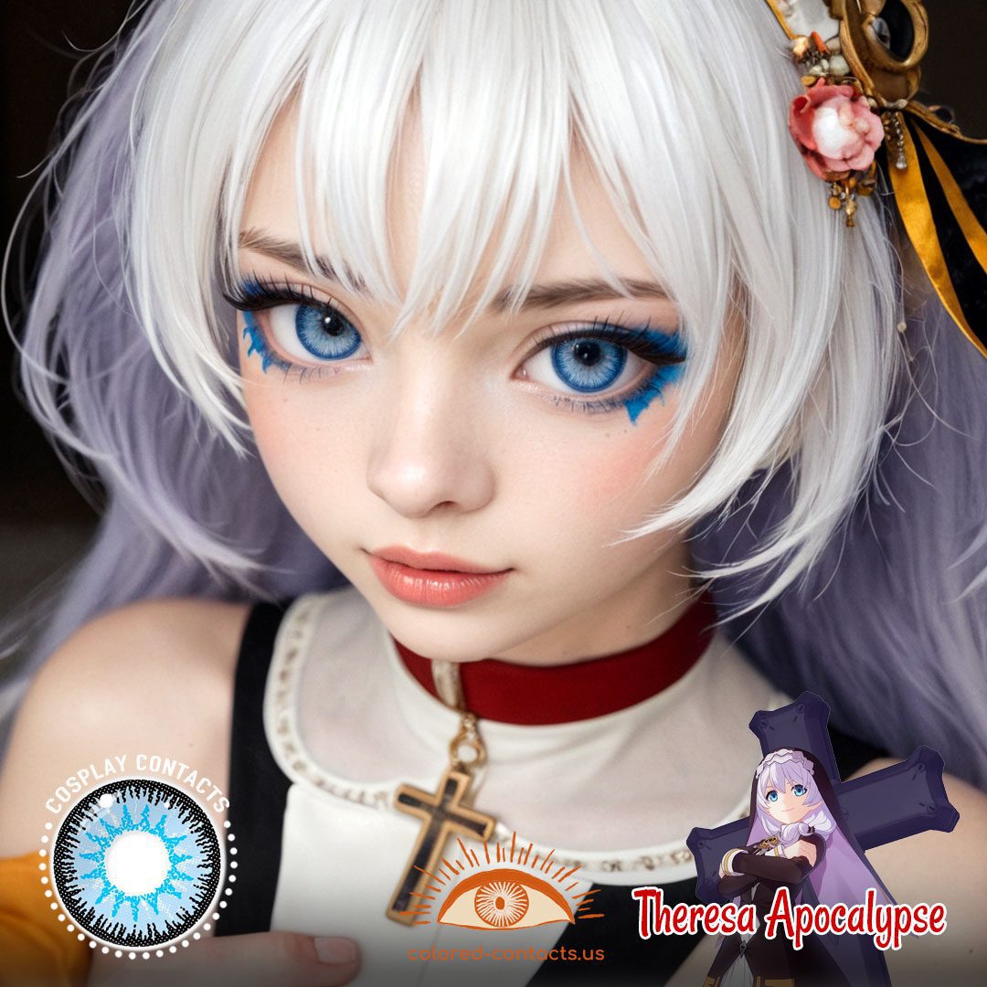 Honkai Impact 3rd: Theresa Apocalypse Cosplay Contact Lenses - image 1