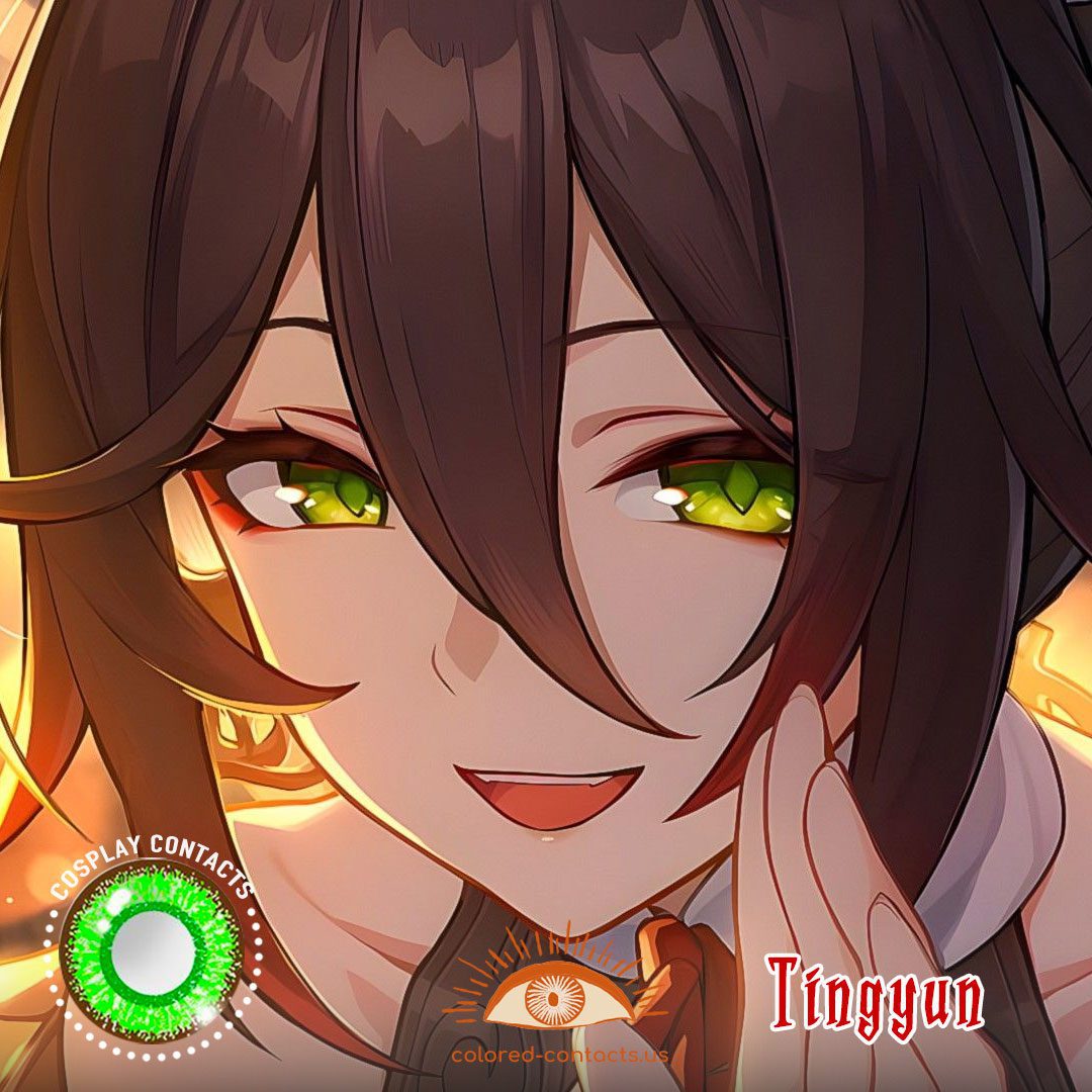 HONKAI : Tingyun Cosplay Contact Lenses - image 1