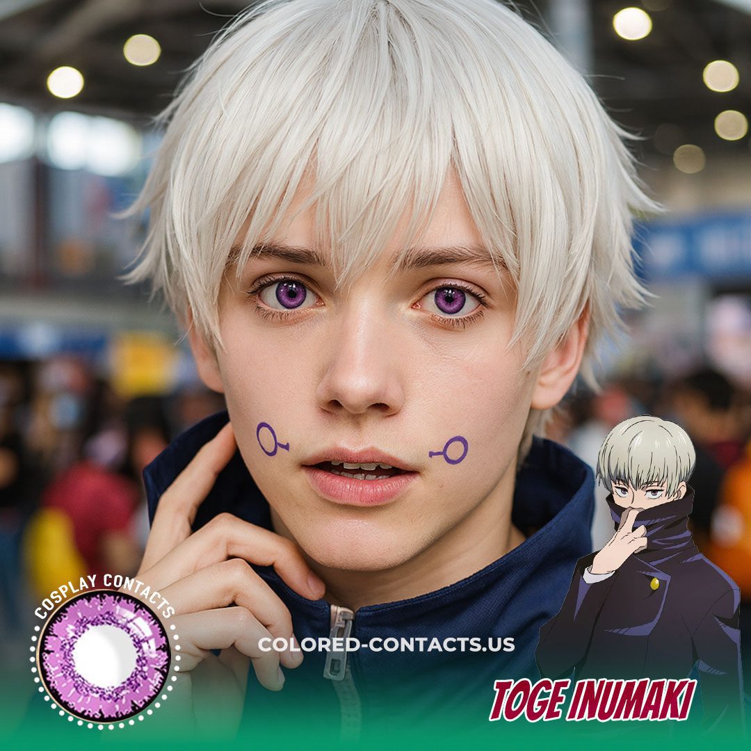 Toge Inumaki Cosplay Contact Lenses - image 1