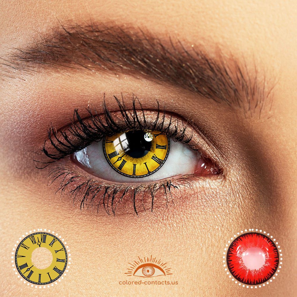 Tokisaki Kurumi Cosplay Halloween Contacts - image 1