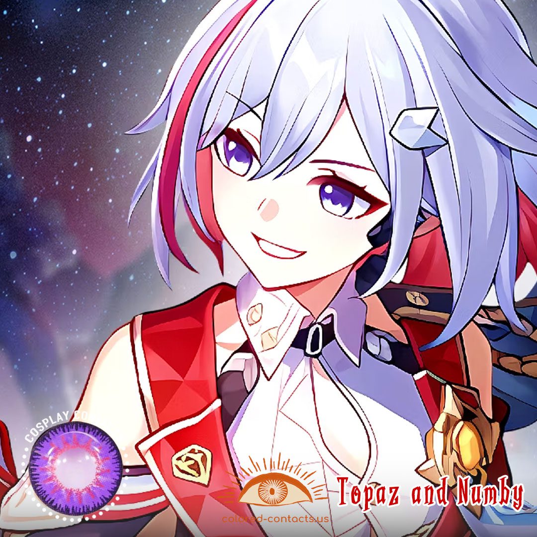 HONKAI : Topaz and Numby Cosplay Contact Lenses - image 1