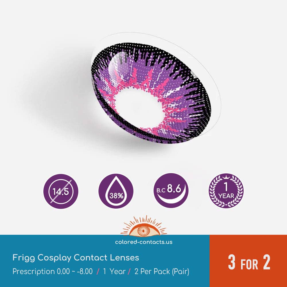 Tower of Fantasy : Frigg Cosplay Contact Lenses - thumbnail 3