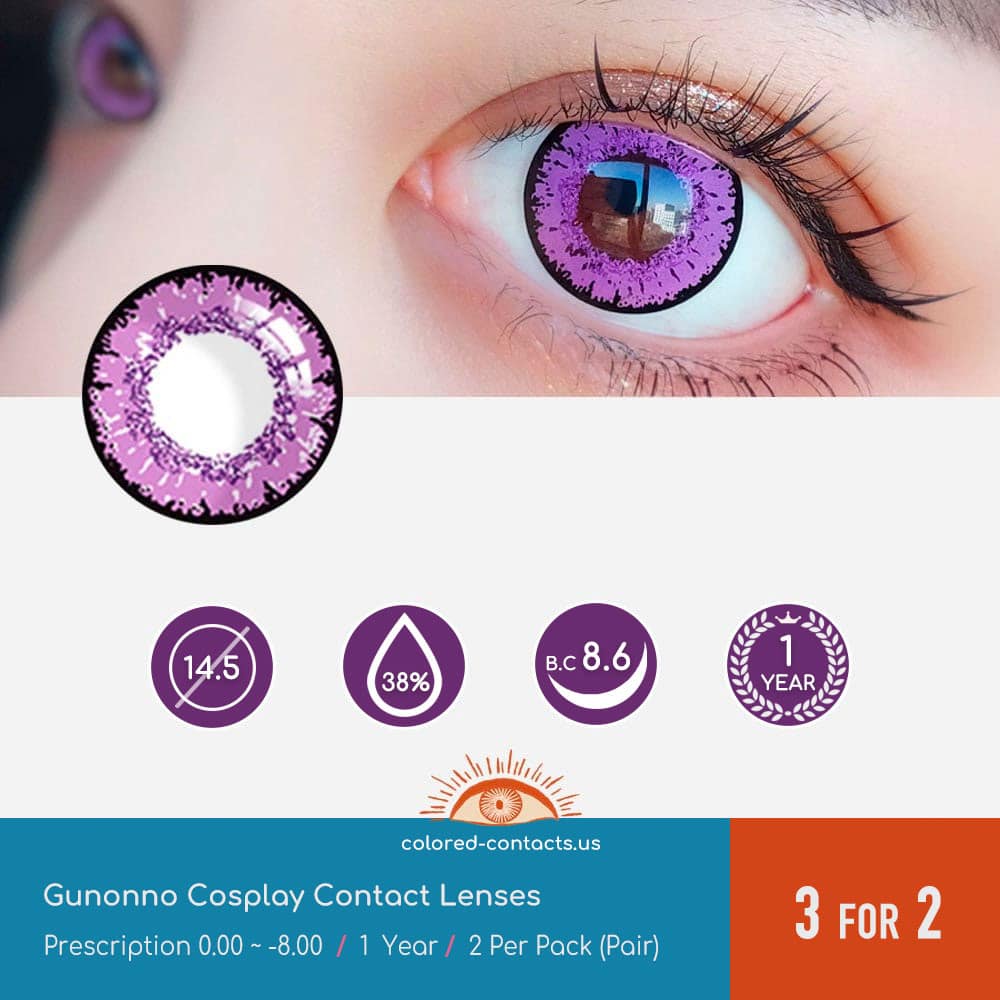 Tower of Fantasy : Gunonno Cosplay Contact Lenses - thumbnail 3