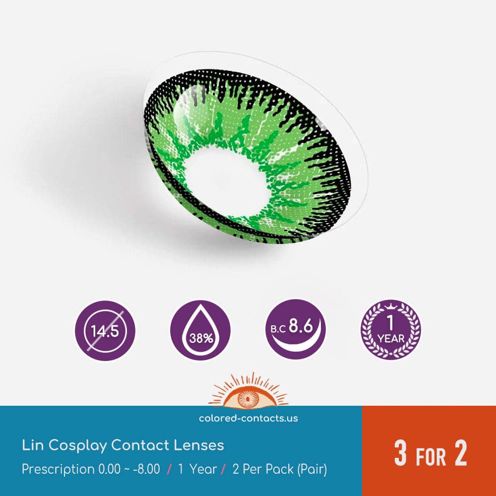 Tower of Fantasy : Lin Cosplay Contact Lenses - thumbnail 3