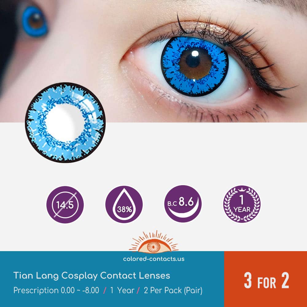 Tower of Fantasy : Tian Lang Cosplay Contact Lenses - thumbnail 3