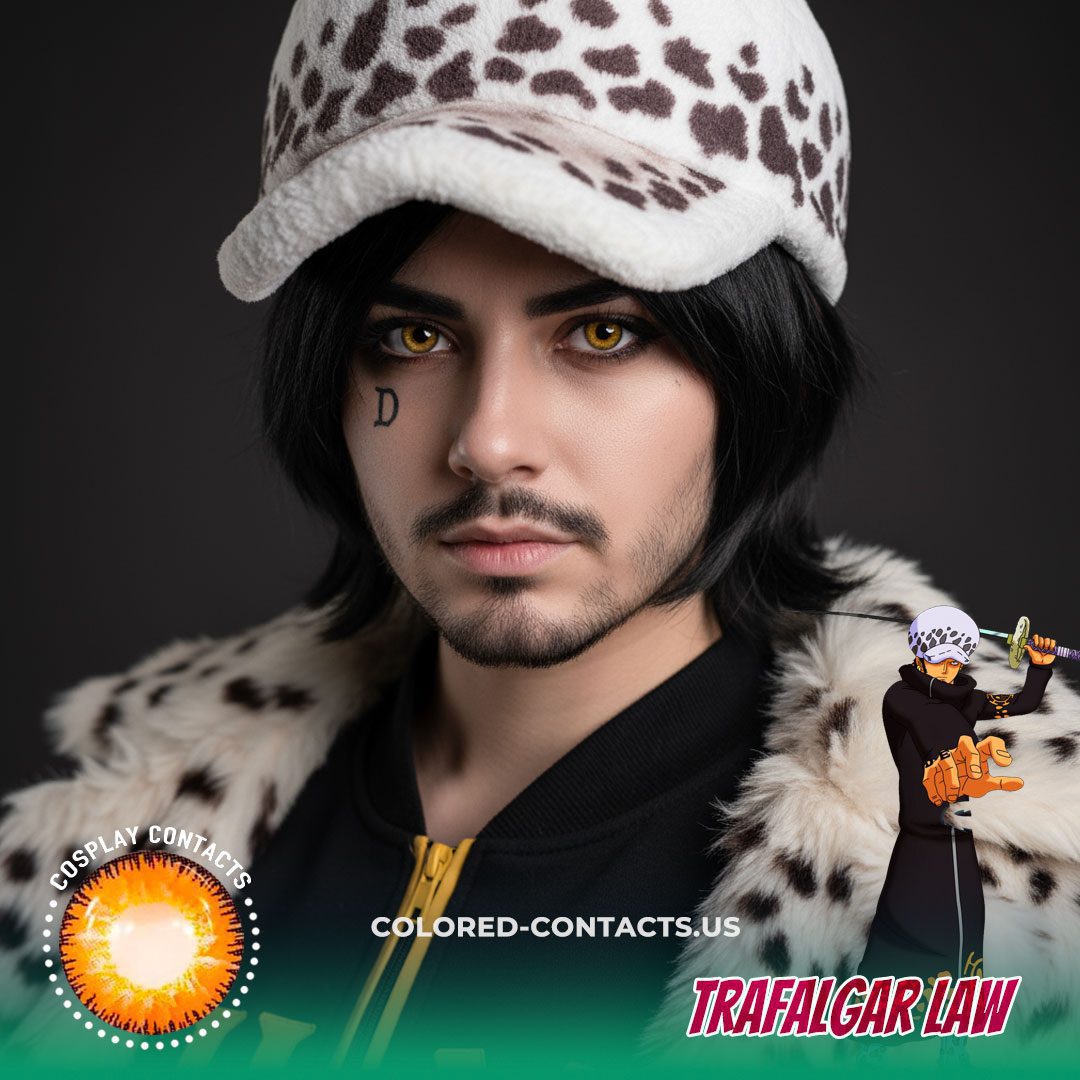 Trafalgar Law Cosplay Contact Lenses - image 1