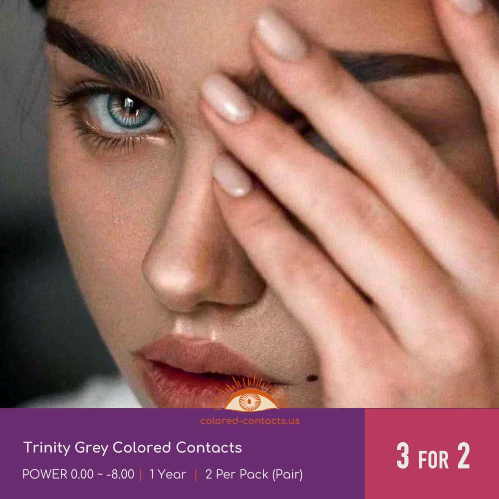 Trinity Grey Colored Contacts - thumbnail 2