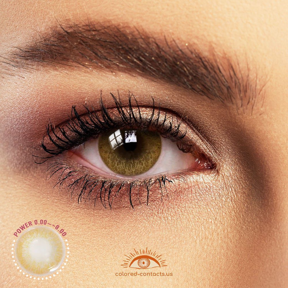 Tulip Gold-Brown Colored Contacts - image 1