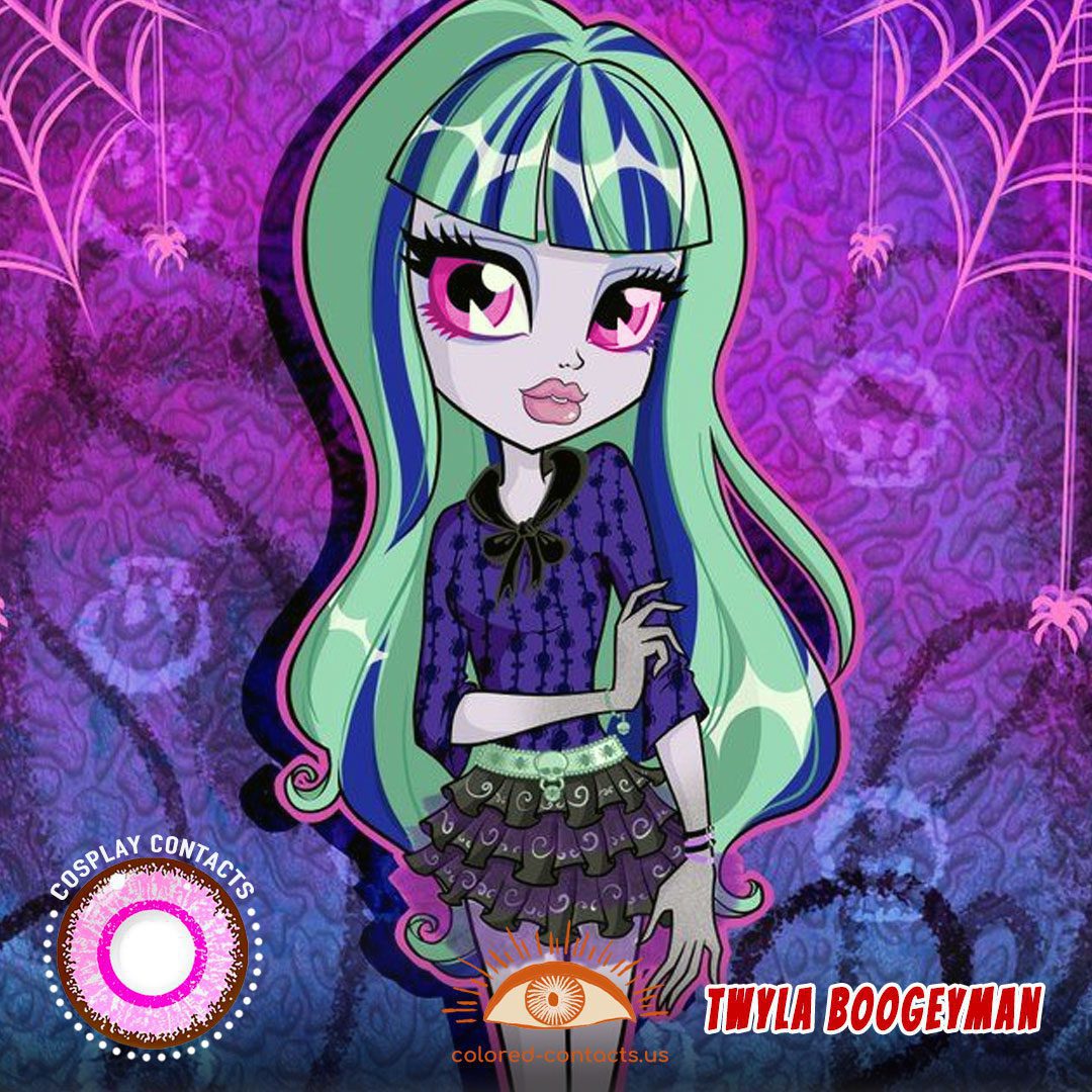 Monster High : Twyla Boogeyman Cosplay Contact Lenses - image 1