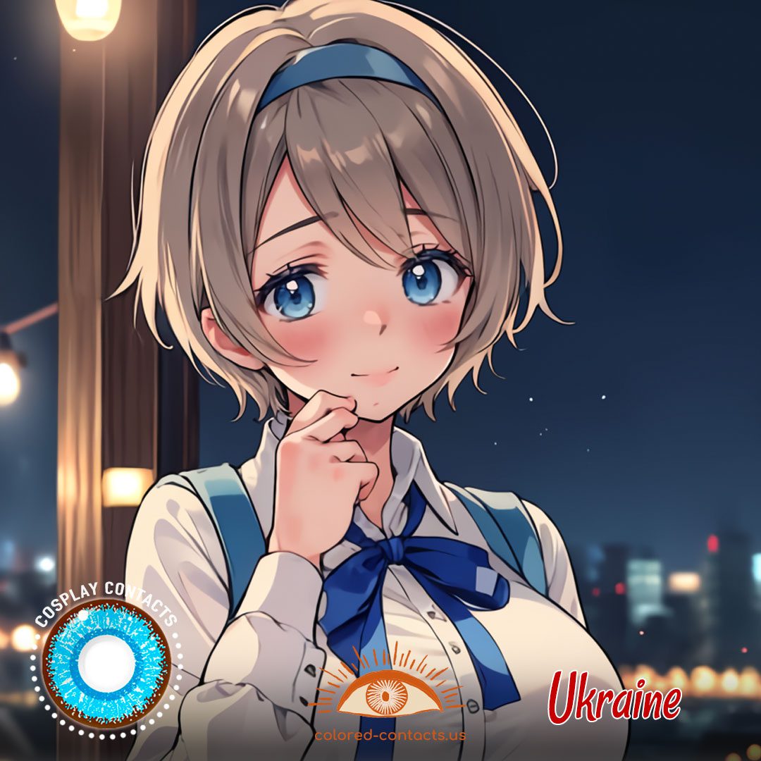 Hetalia: Axis Powers - Ukraine Cosplay Contact Lenses - image 1