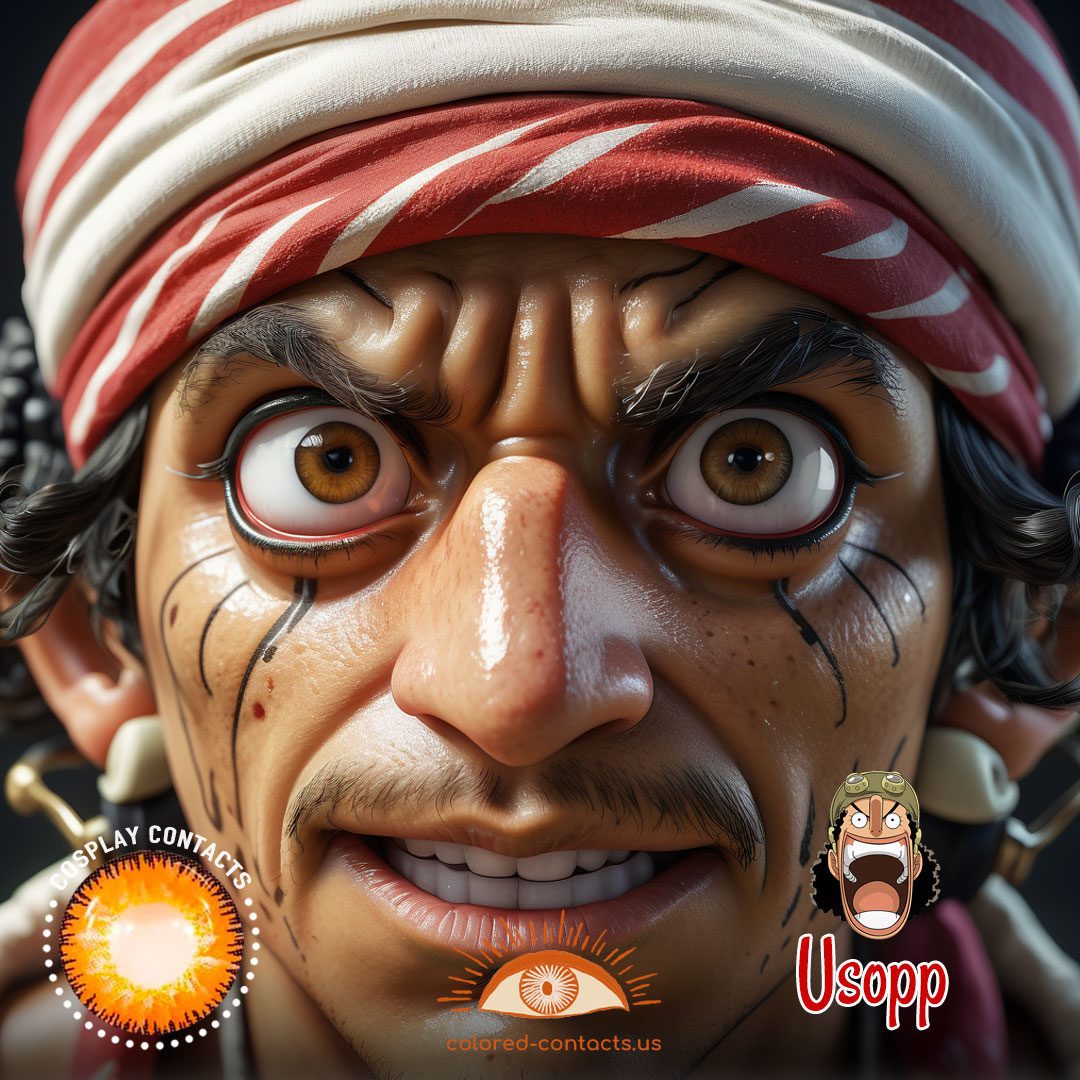 Usopp Cosplay Contact Lenses - image 1