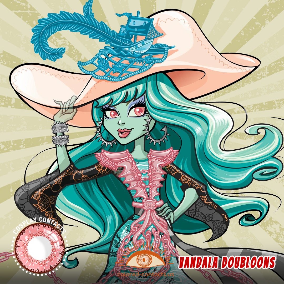 Monster High : Vandala Doubloons Cosplay Contact Lenses - image 1