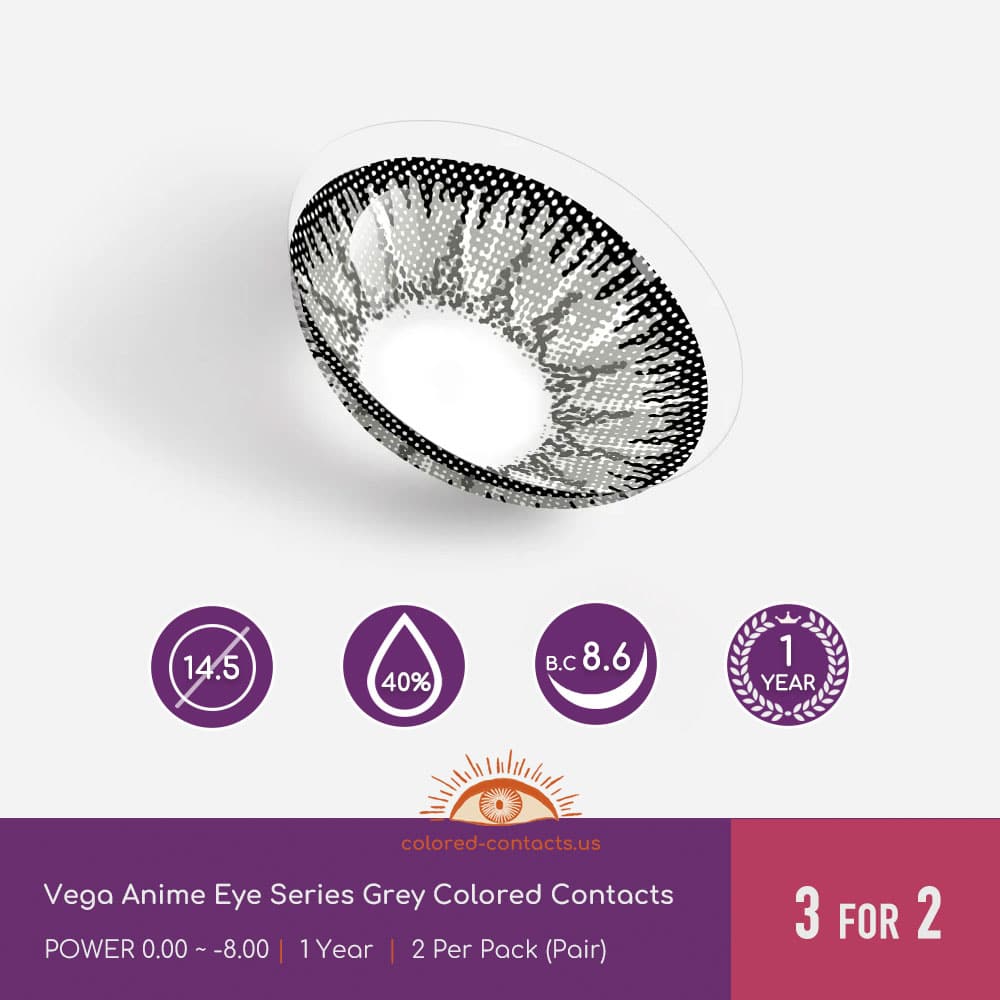 86 - Eighty Six: Vladilena Milizé  Cosplay Silver Grey Contact Lenses - thumbnail 3