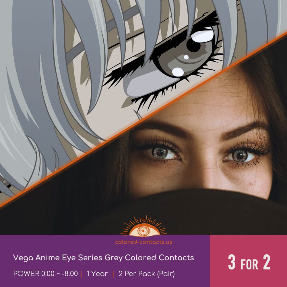 86 - Eighty Six: Vladilena Milizé  Cosplay Silver Grey Contact Lenses - thumbnail 4