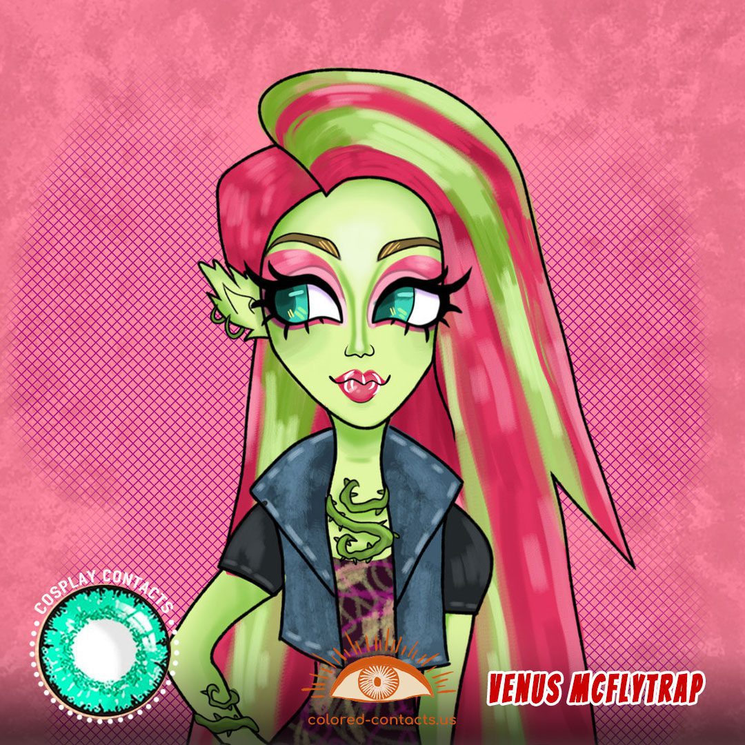 Monster High : Venus McFlytrap Cosplay Contact Lenses - image 1