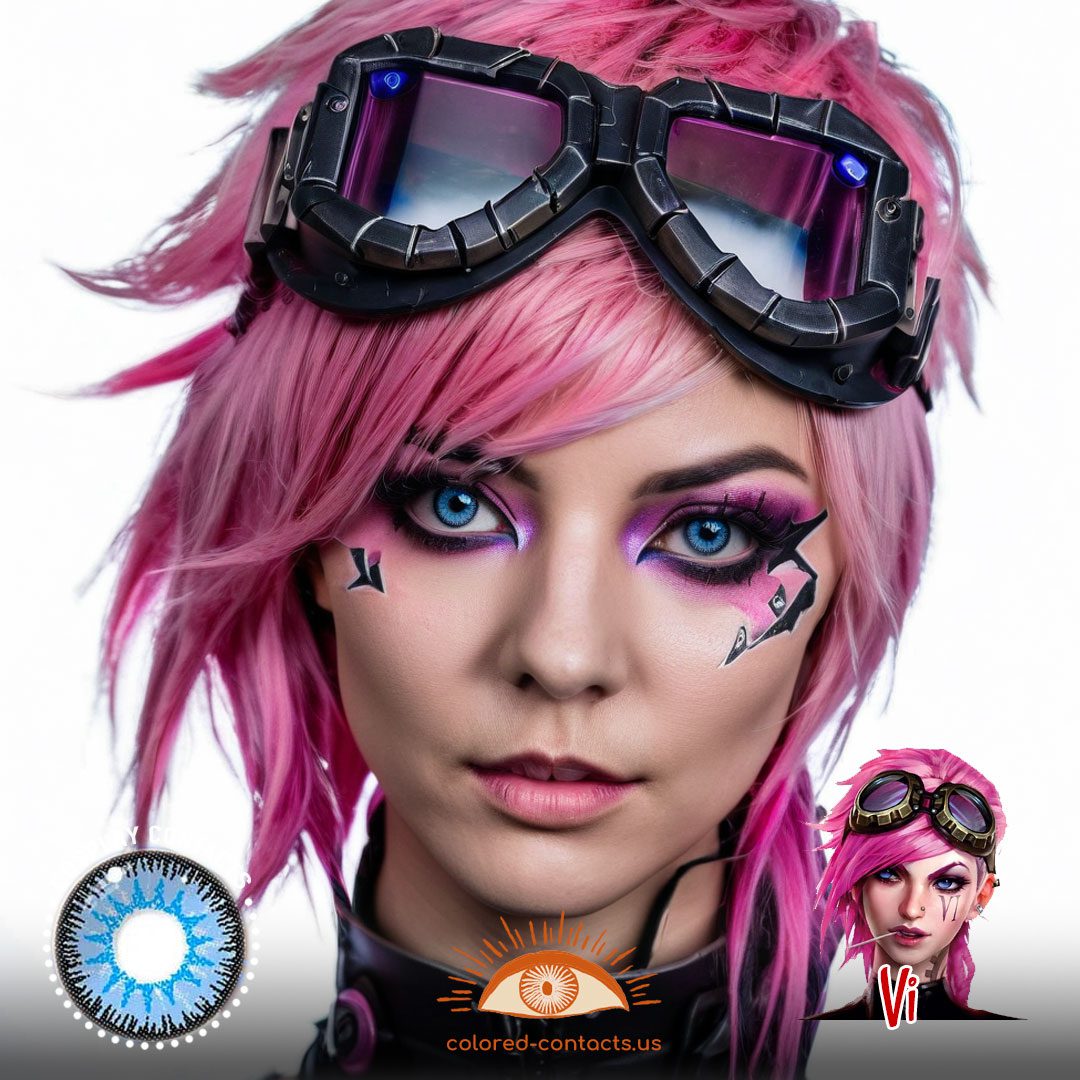 Vi Cosplay Contact Lenses - image 1