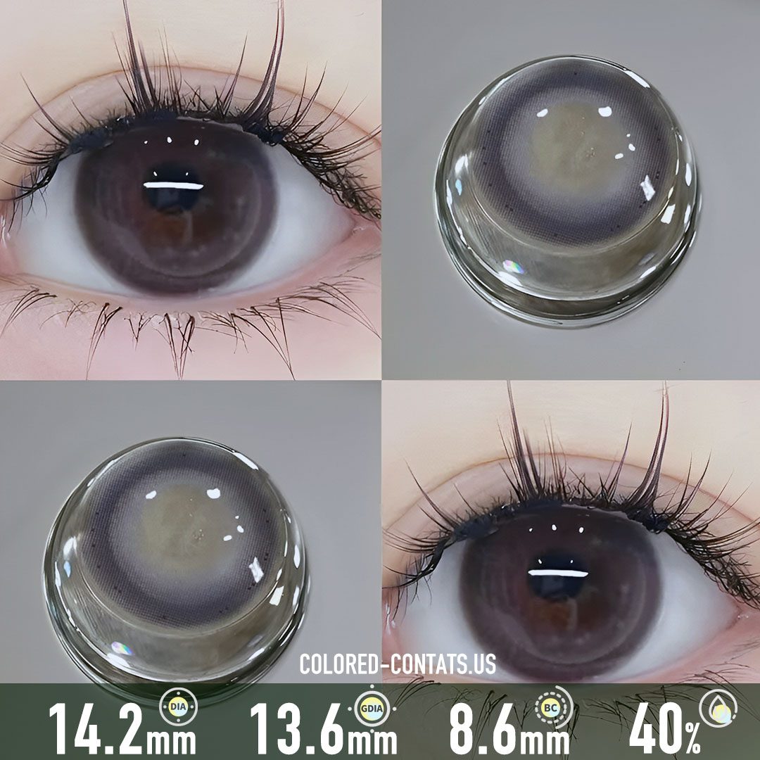 Victorian Romance Grape Purple Contact Lenses - image 1