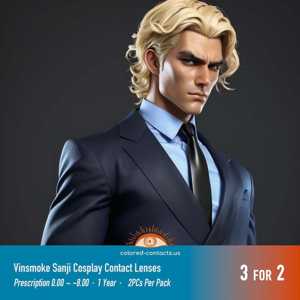 Vinsmoke Sanji Cosplay Contact Lenses - thumbnail 3