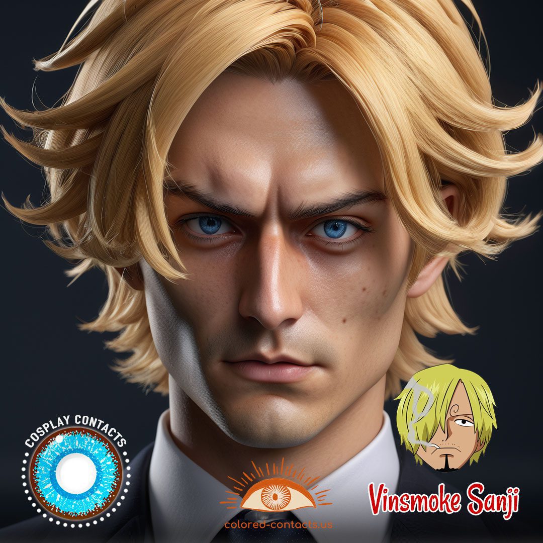 Vinsmoke Sanji Cosplay Contact Lenses - image 1