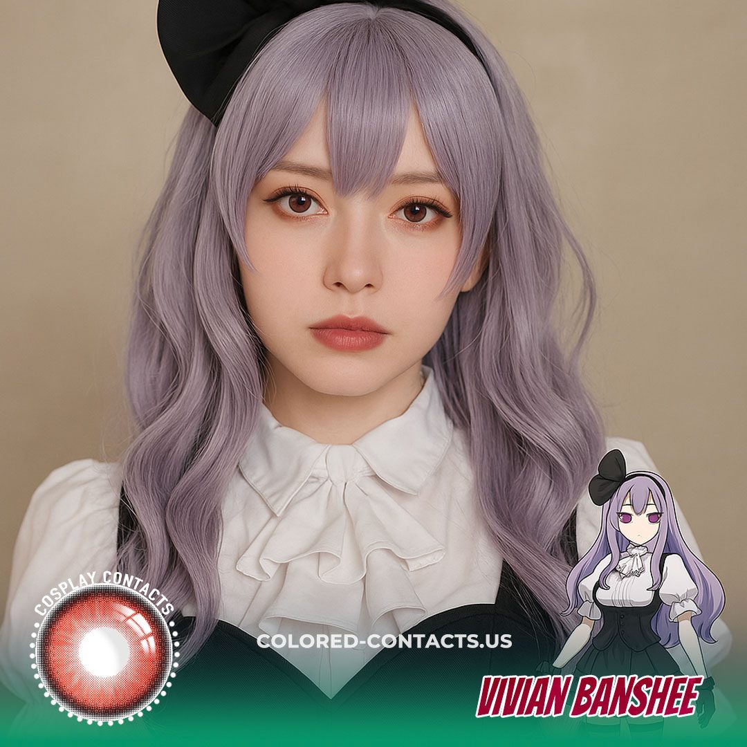 ZZZ Vivian Banshee Cosplay Contact Lenses - image 1