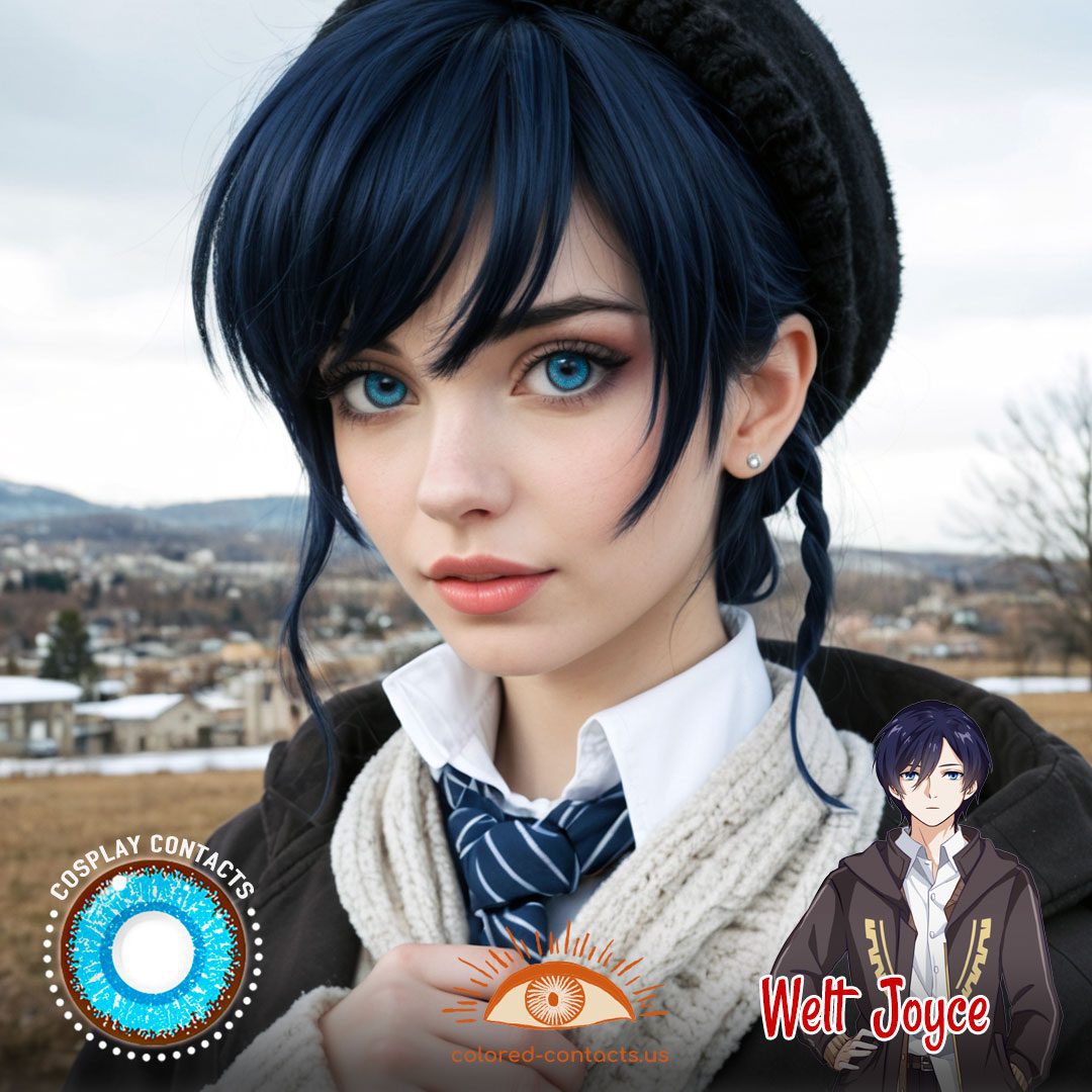 Honkai Impact 3rd: Welt Joyce Cosplay Blue Contact Lenses - image 1
