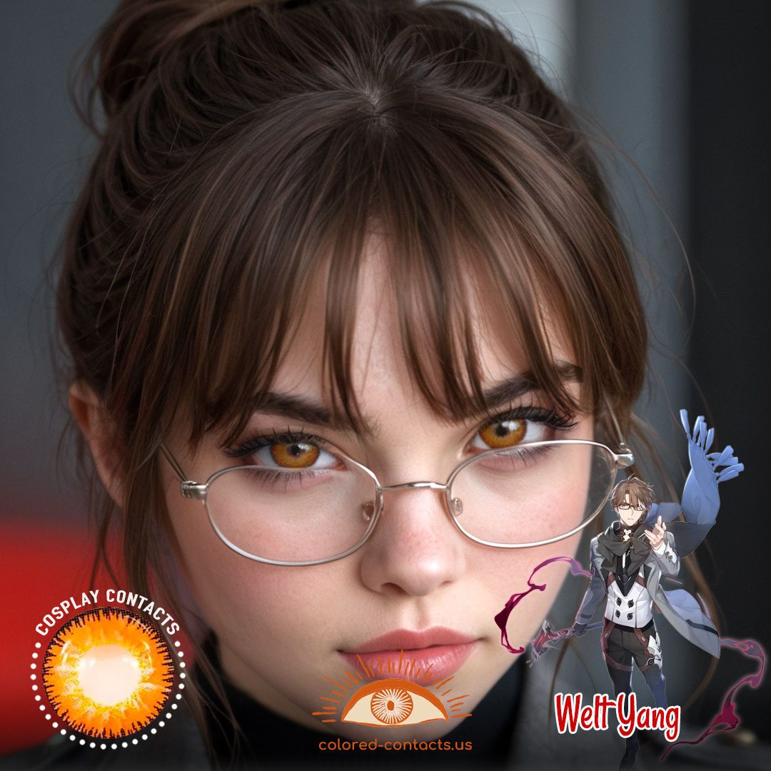 Honkai Impact 3rd: Welt Yang Cosplay Contact Lenses - image 1