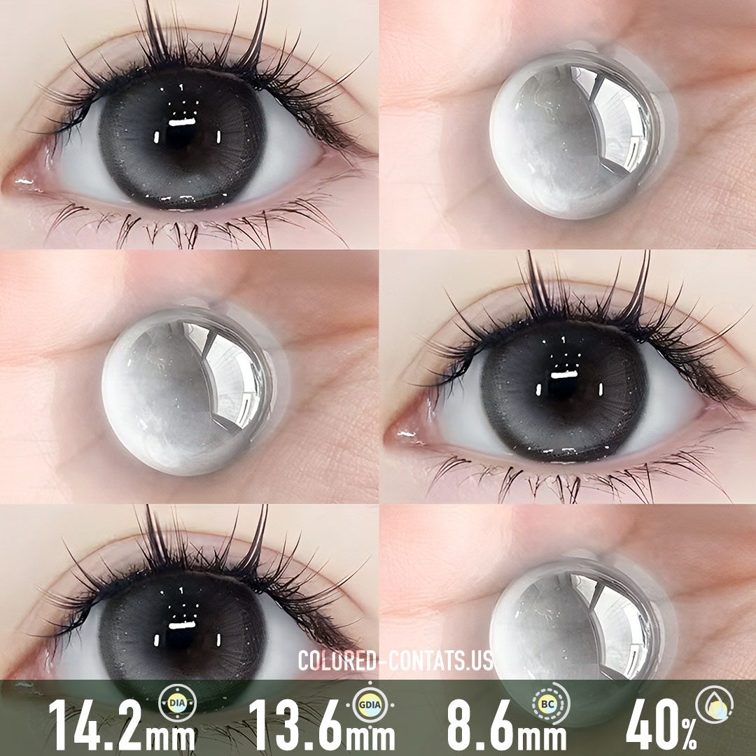 White Opal Frost Contact Lenses - image 1