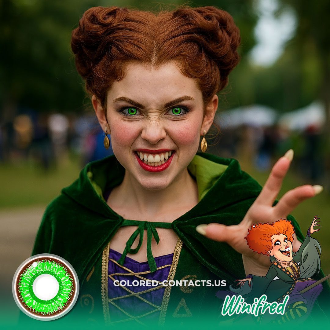 Hocus Pocus Winifred Cosplay Contact Lenses - image 1