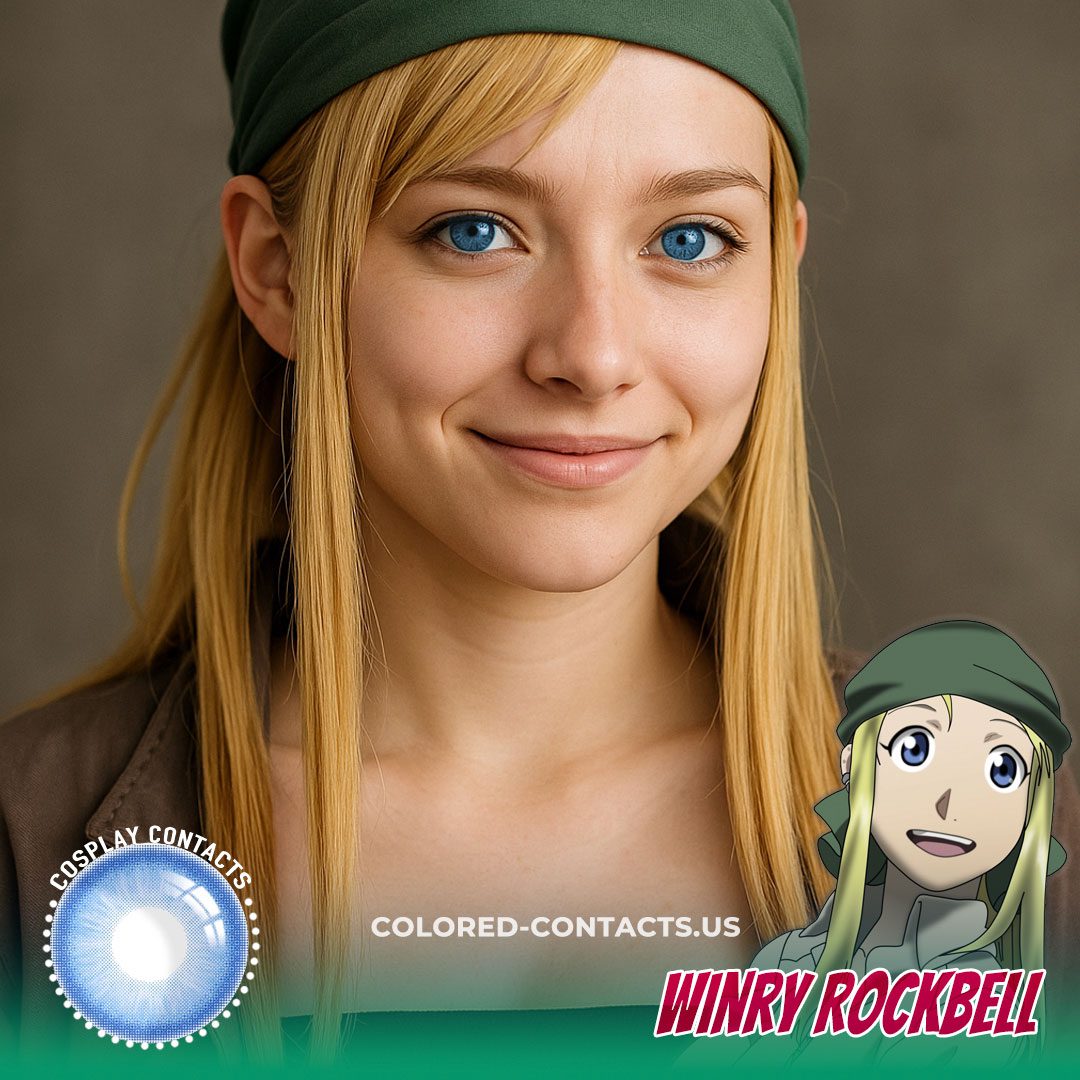 Winry Rockbell Cosplay Contact Lenses - image 1