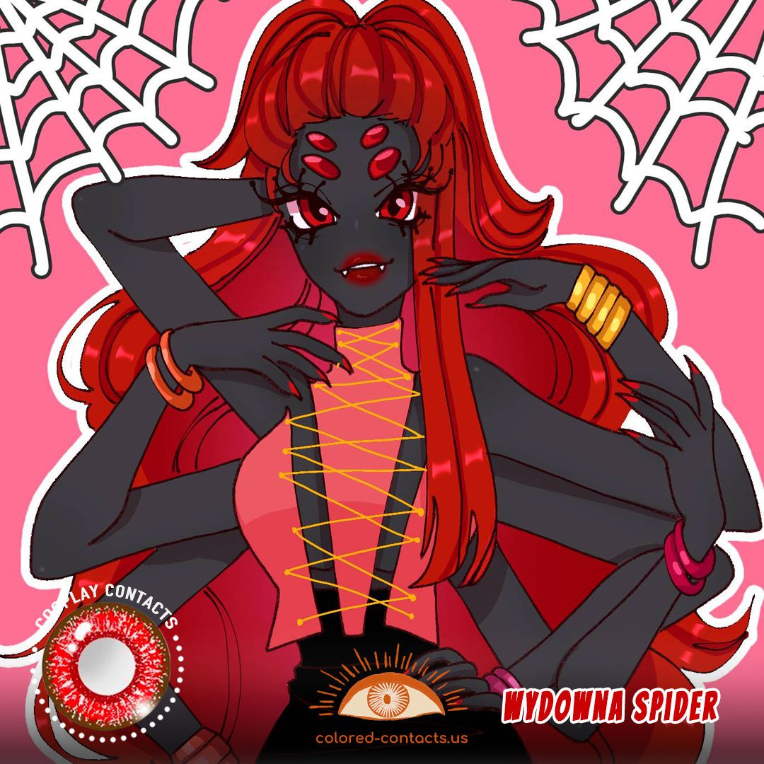 Monster High : Wydowna Spider Cosplay Contact Lenses - image 1
