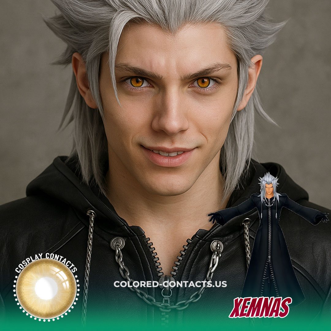 Kingdom Hearts: Xemnas Cosplay Contact Lenses - image 1