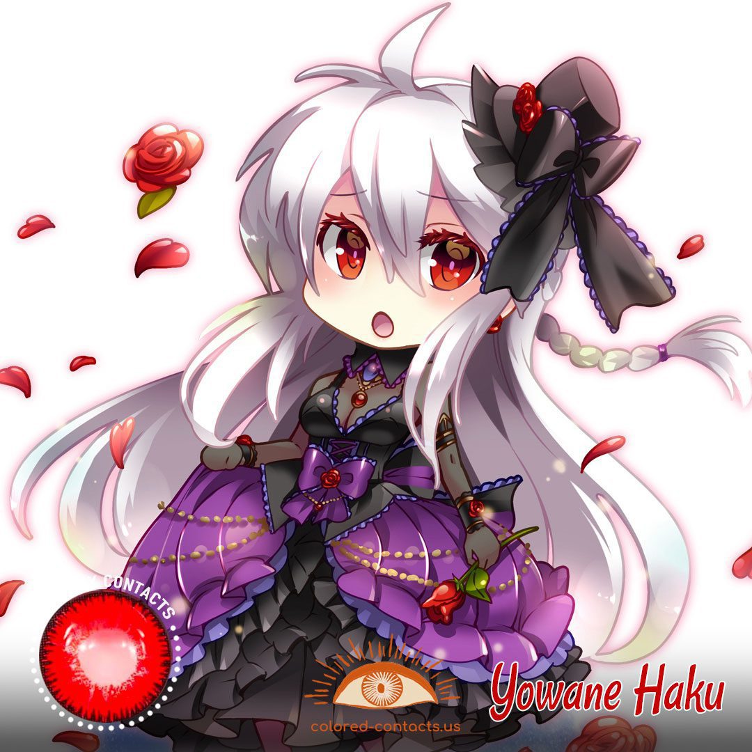 Vocaloid: Yowane Haku Cosplay Contact Lenses - image 1