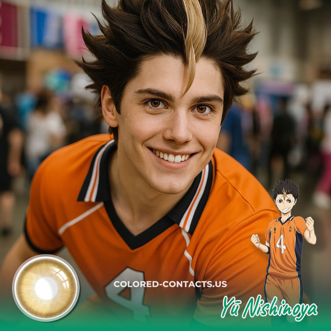 Yū Nishinoya Cosplay Contact Lenses - image 1