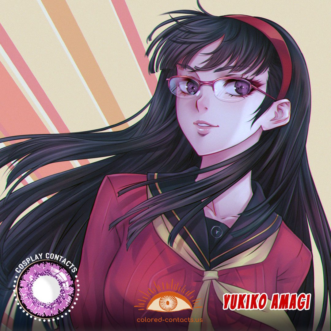 Persona 5 : Yukiko Amagi Cosplay Contact Lenses - image 1