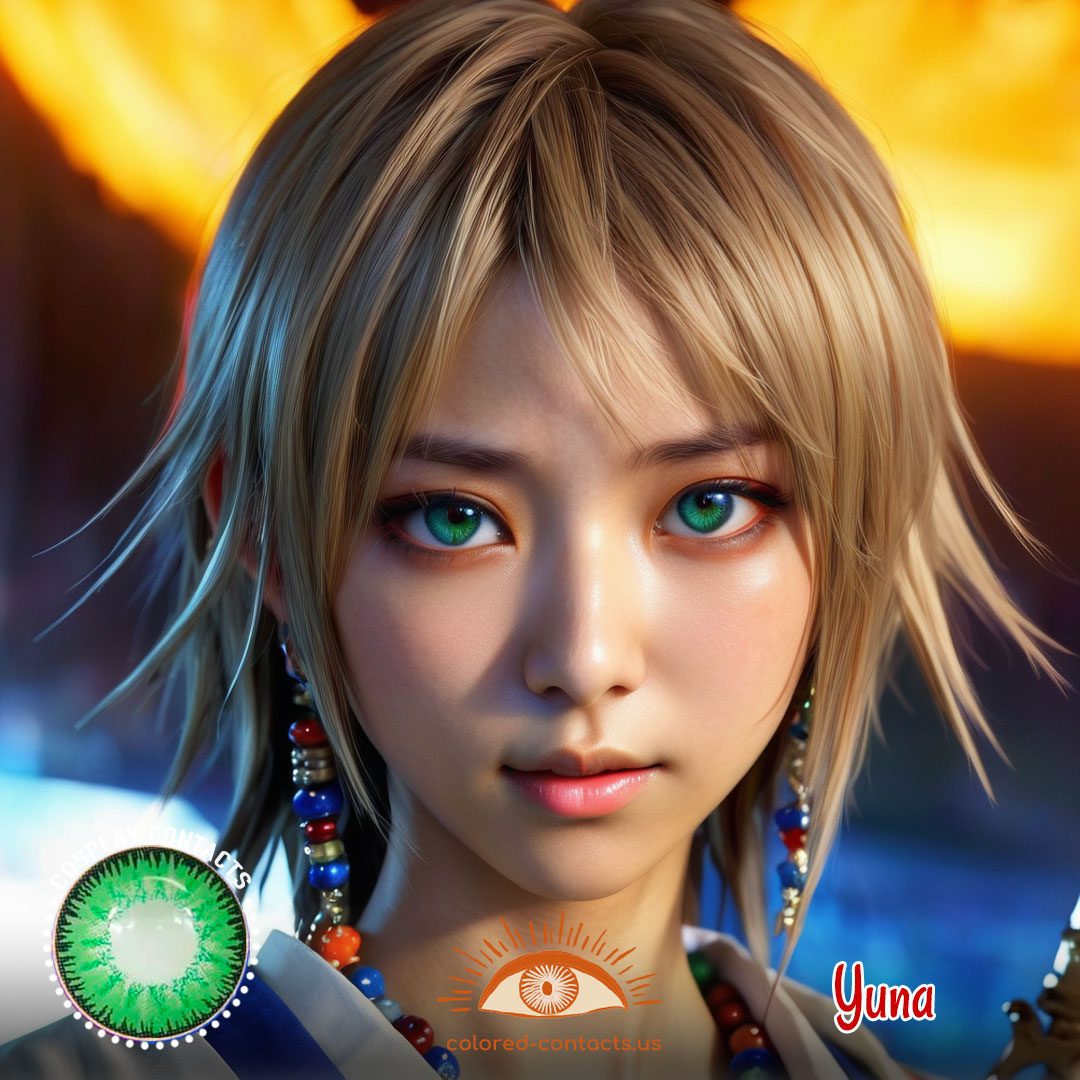 Yuna Cosplay Contact Lenses - image 1