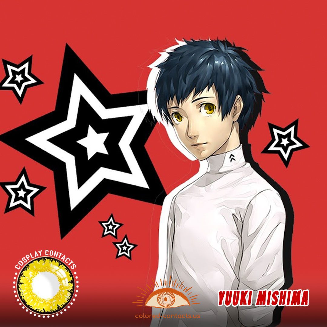 Persona 5 : Yuuki Mishima Cosplay Contact Lenses - image 1