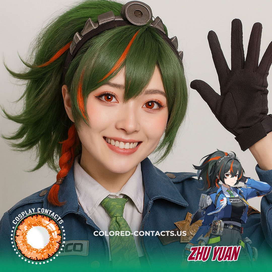 ZZZ Zhu Yuan Cosplay Contact Lenses - image 1