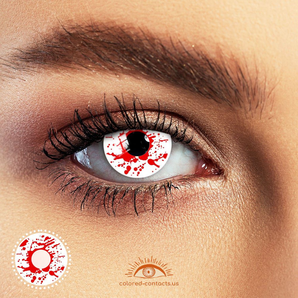 Zombie Blood Halloween Contacts - image 1