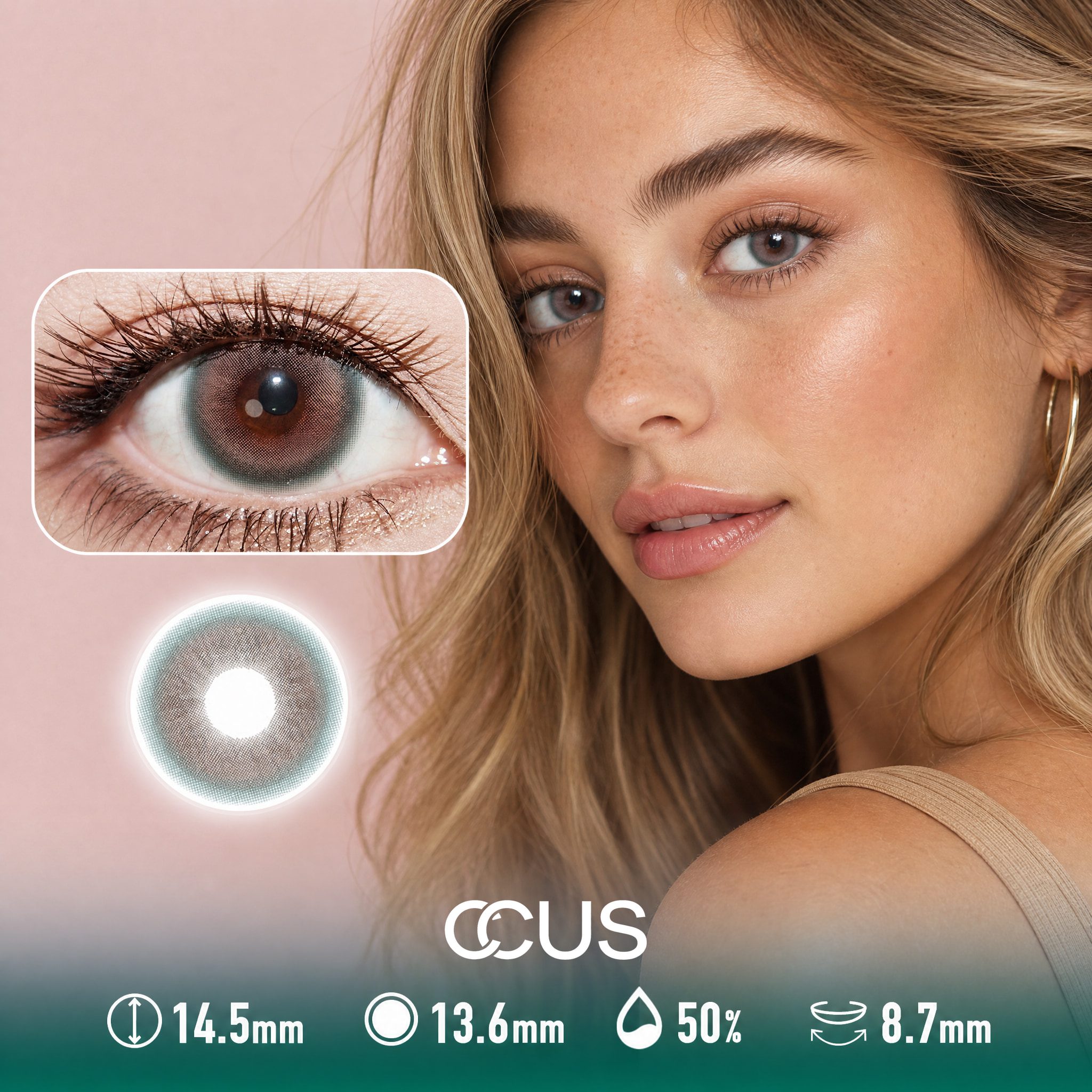 Bruges Orchid Chestnut Brown Contact Lenses - image 1