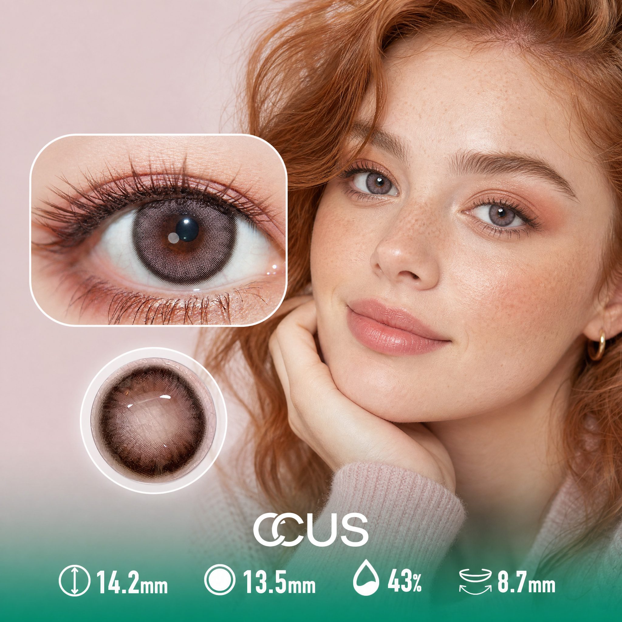 Cloud Peony Pink Contact Lenses - image 1