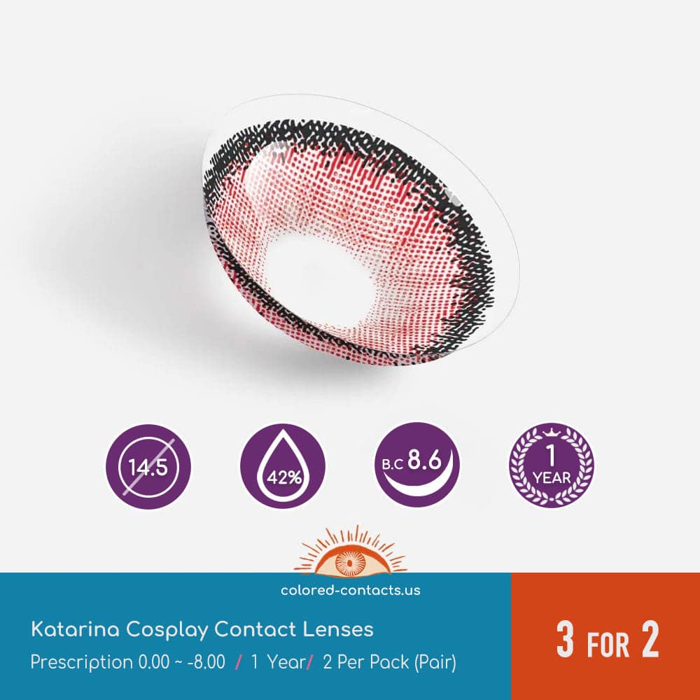katarina Cosplay Contact Lenses - thumbnail 4
