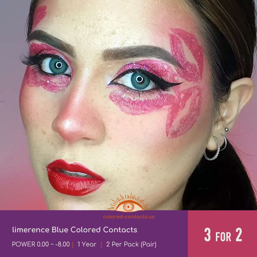 limerence Blue Colored Contacts - thumbnail 2